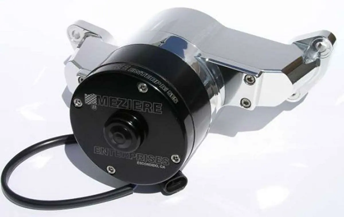 Mzwp173U Polished Electric Water Pump – Direct Replacement For 1994+ Small-Block Ford Engines 1