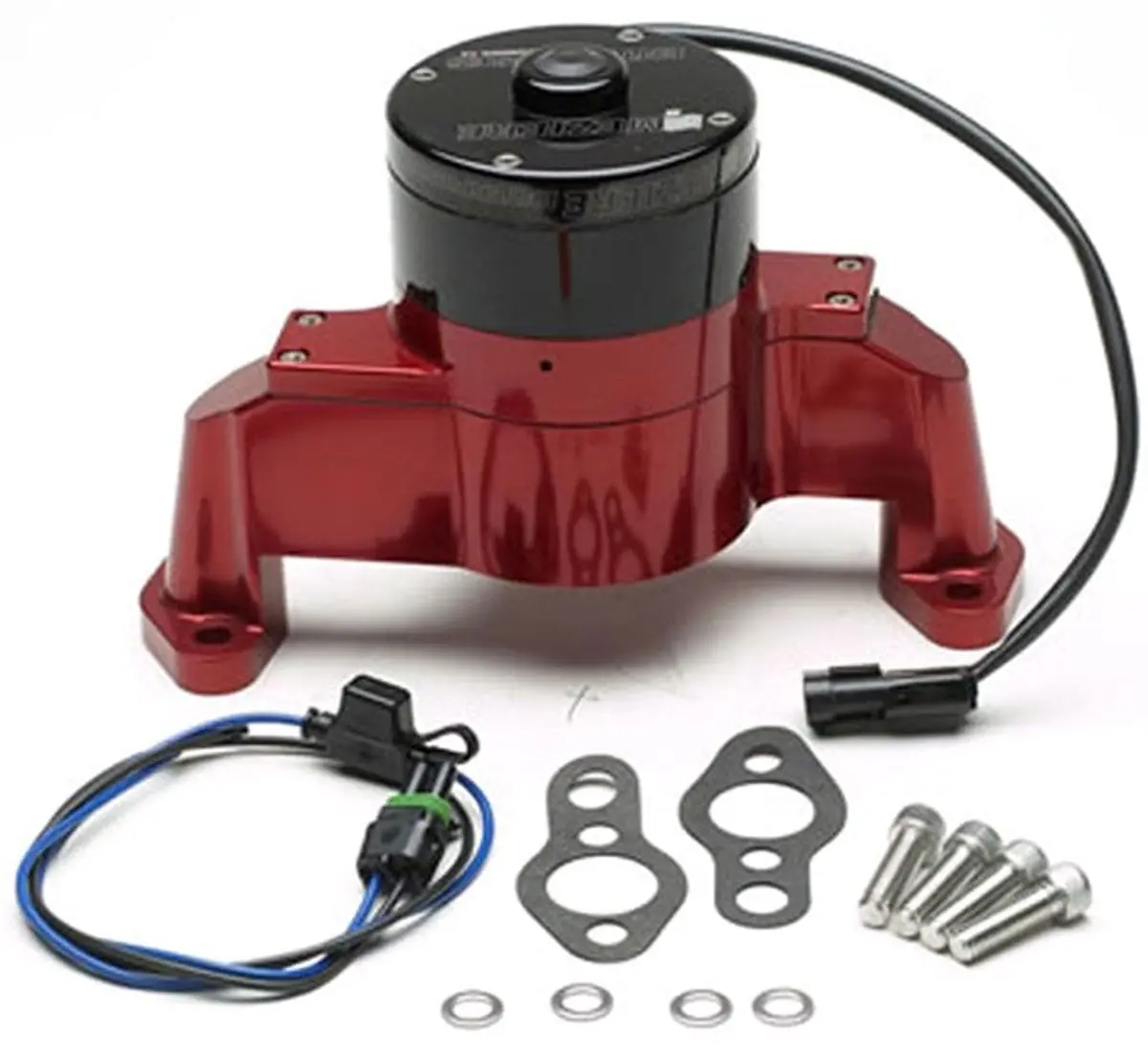 Red Electric Water Pump For Small Block Chevrolet Engines – Mzwp101R 1