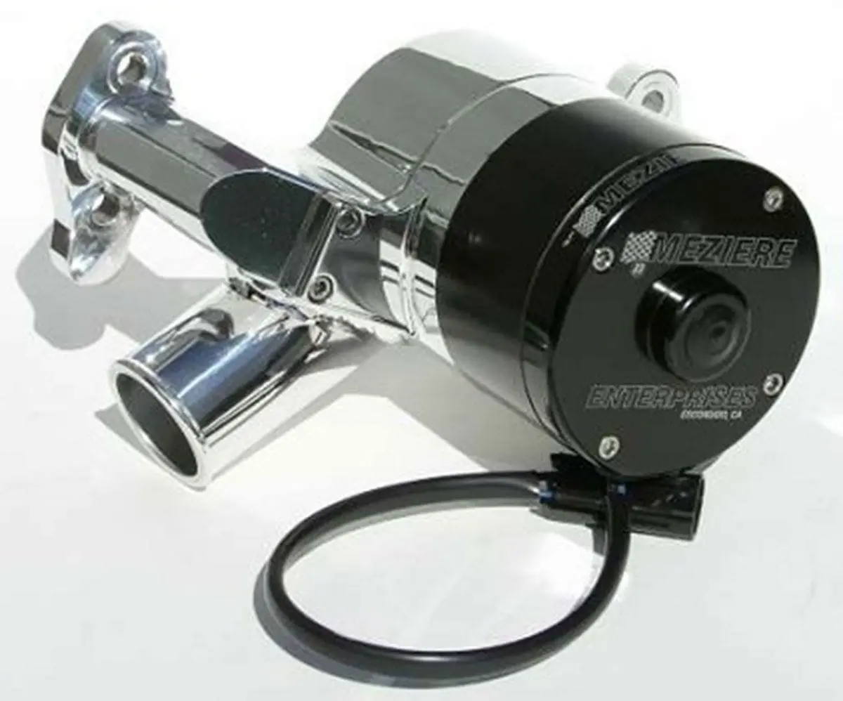 High-Flow Electric Water Pump For Small-Block Chevrolet Engines – Polished Housing 1