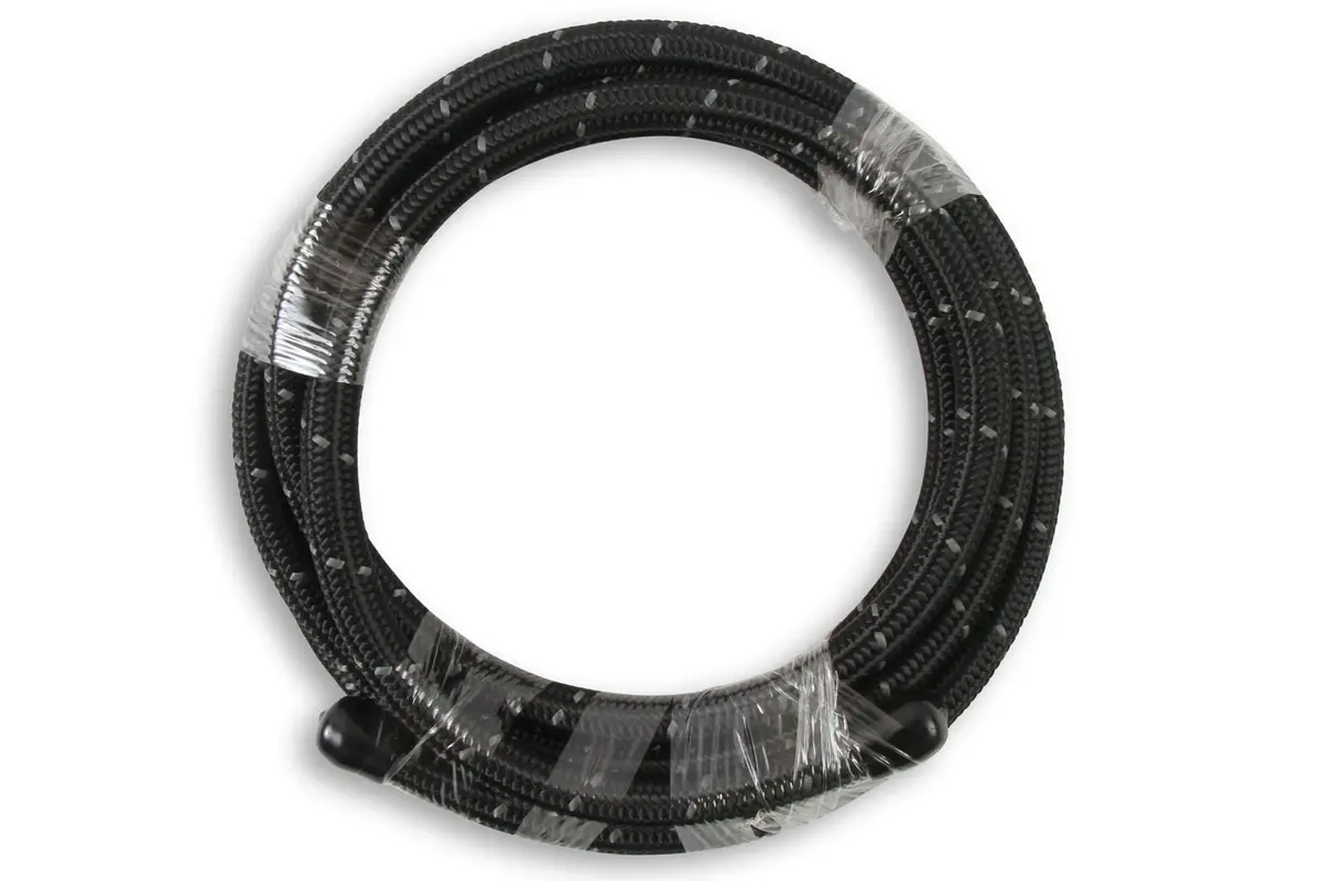 Mr. Gasket 842006 Black Nylon Braided An Fitting Hose 1