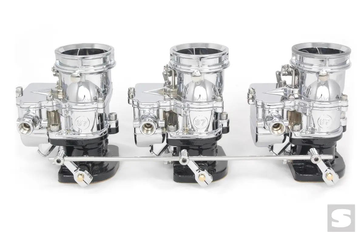 Stromberg 9246S-Chr Chrome Throttle Linkage – 3X2 Two-Stage Setup 1