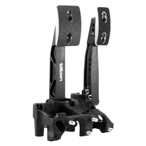 Tilton 72-617 Adjustable Racing Pedal Assembly – Bolt-On Brake/Clutch Mounting System 1
