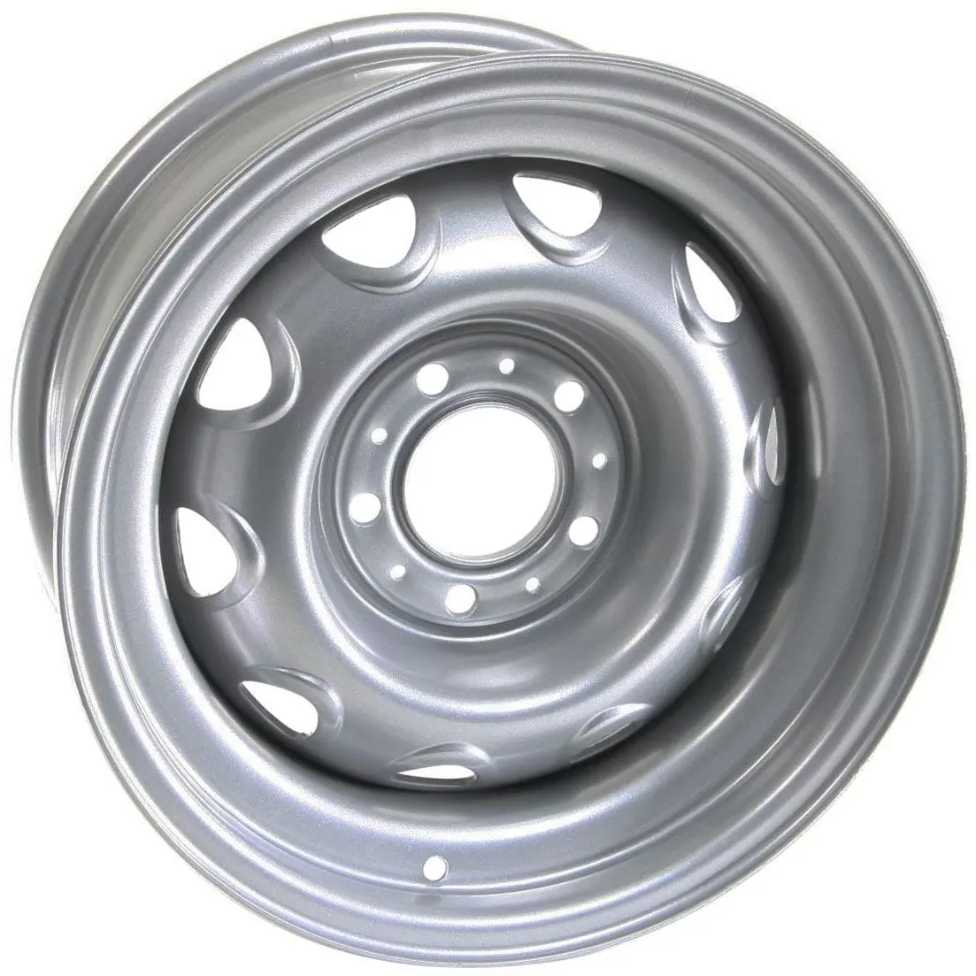 Chrysler Rallye Wv56-5712044 Wheel – 15" X 7" Silver Powder-Coated Alloy 1