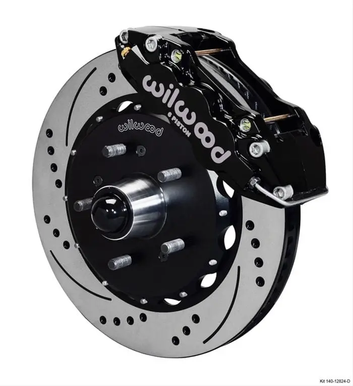 Wilwood 140-12824-D Aero6 Big Brake Kit – Front 6-Piston Caliper System 1
