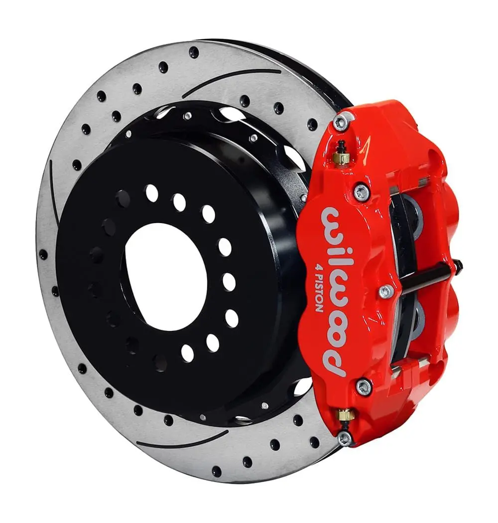 Wilwood Forged Narrow Superlite 4R Rear Big Brake Kit With Parking Brake – Model 140-9221-Dr 1